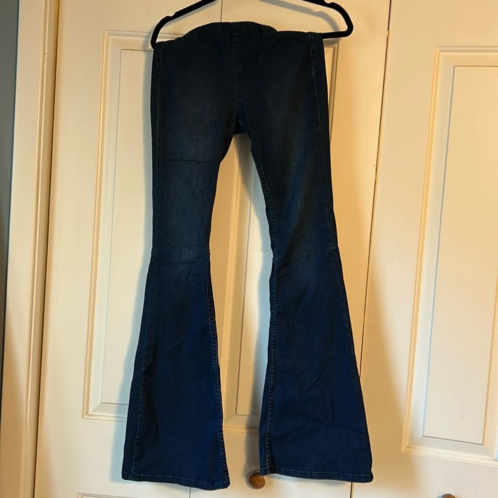 Free People Flare Stretch Jeans